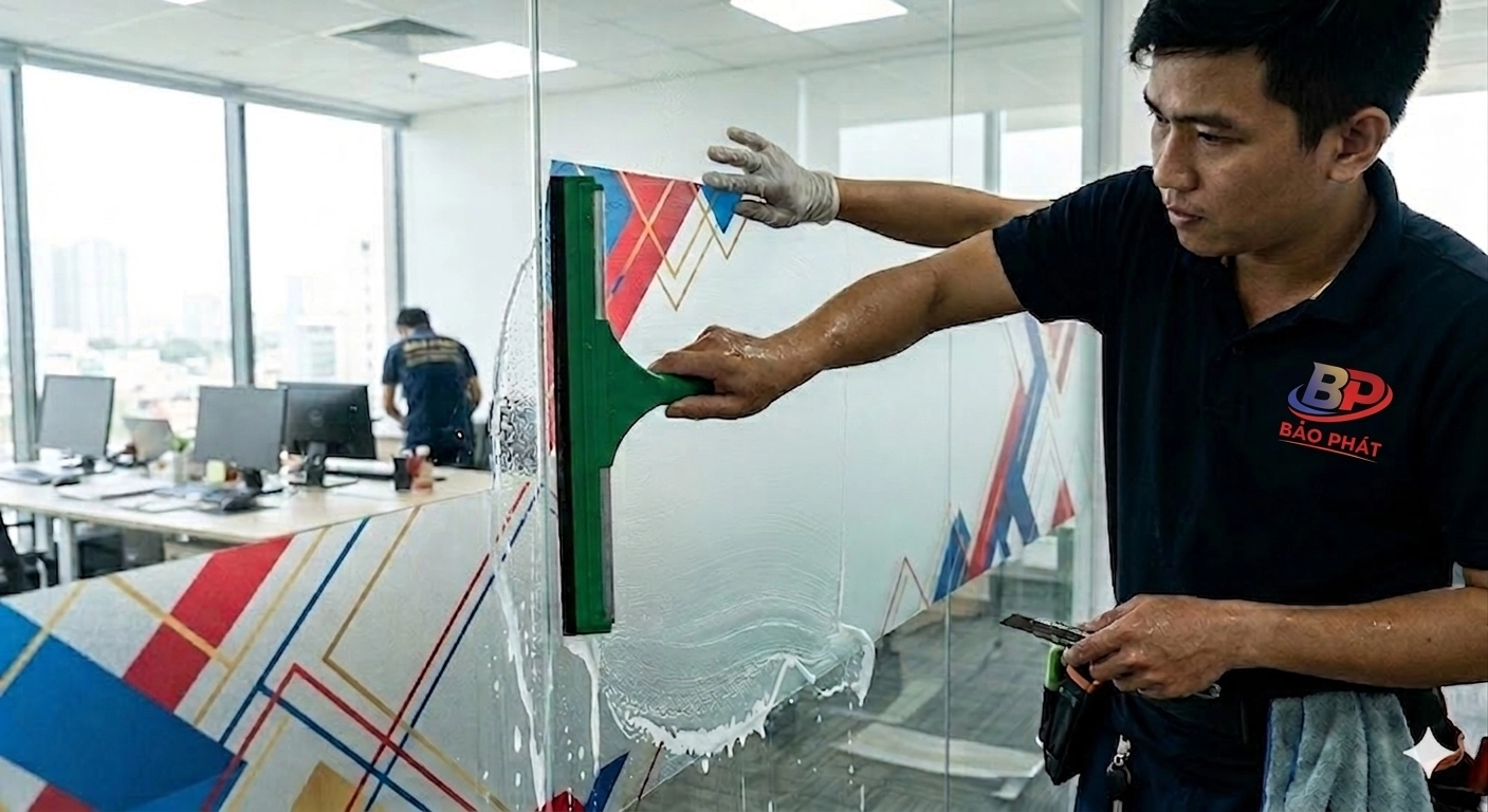 Decal trong dán kính