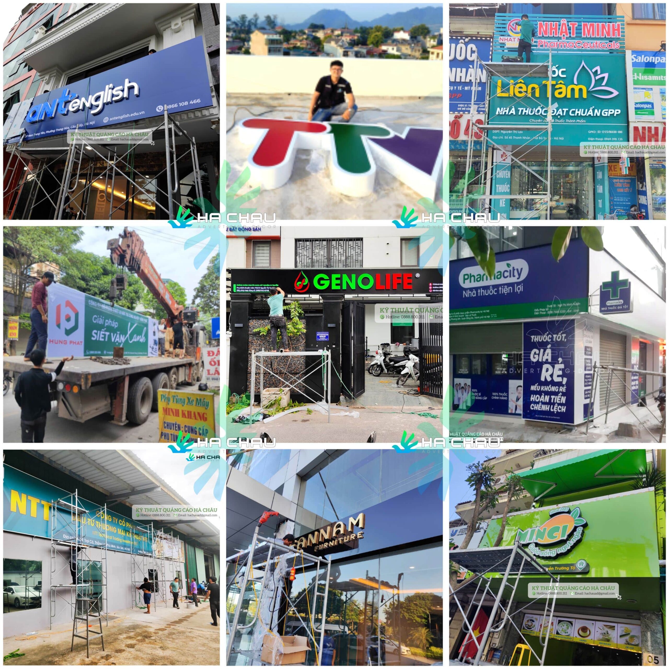 Thi công quảng cáo Bảo Phát