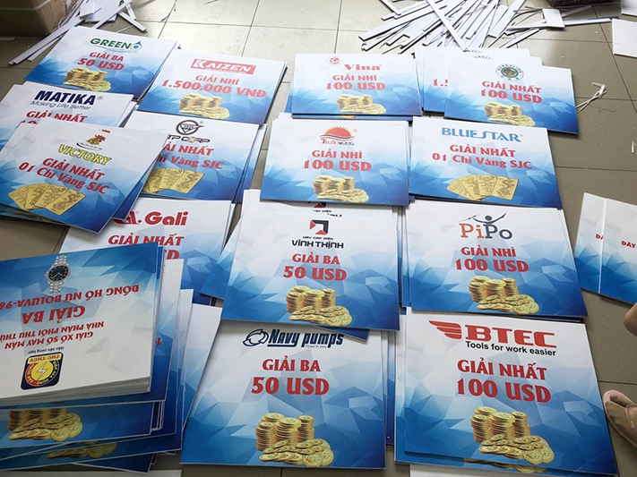 In bảng trao giải giá rẻ Bảo Phát